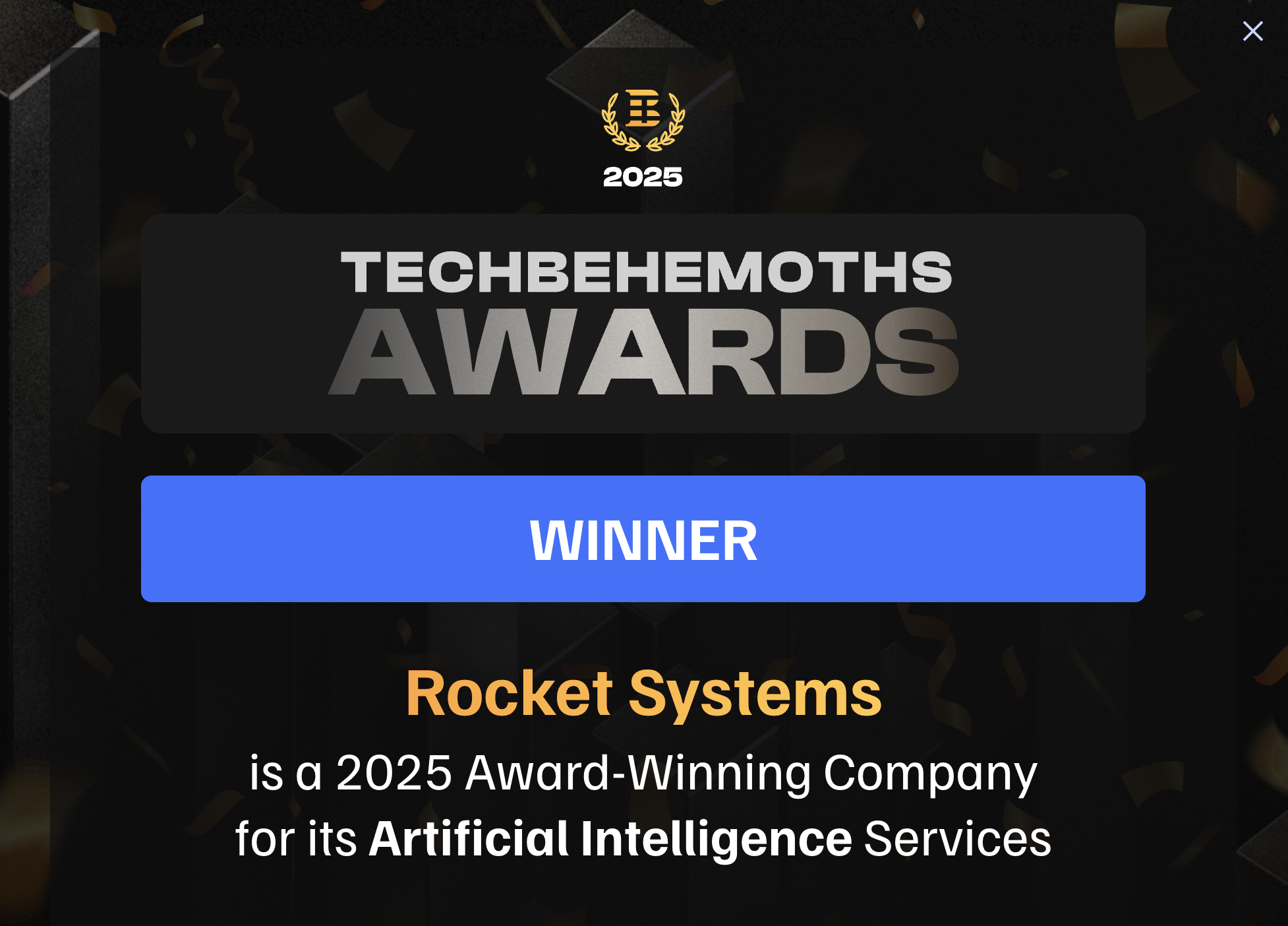 Rocket Systems Recognized as an Award-Winning AI Company in Sacramento, California