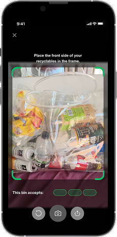 Scan Bin Qr with transparent background