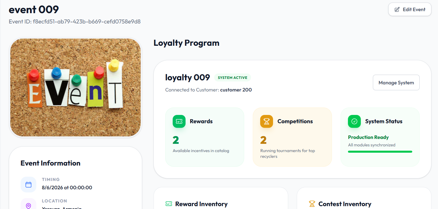 Rewards screen placeholder